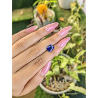2.81 Ct. Blue Sapphire from Ceylon (Sri Lanka) Life Style