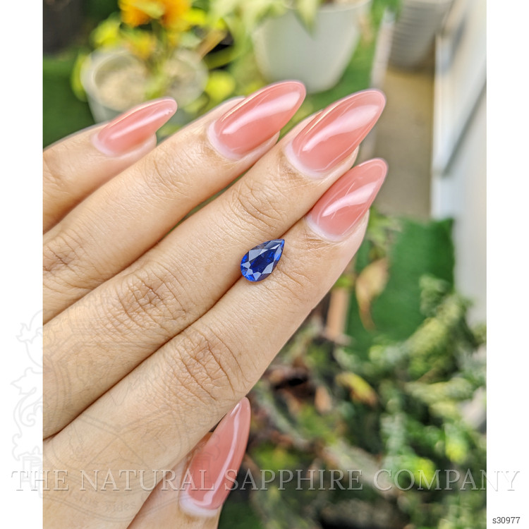 2.35 Ct. Blue Sapphire from Ceylon (Sri Lanka)