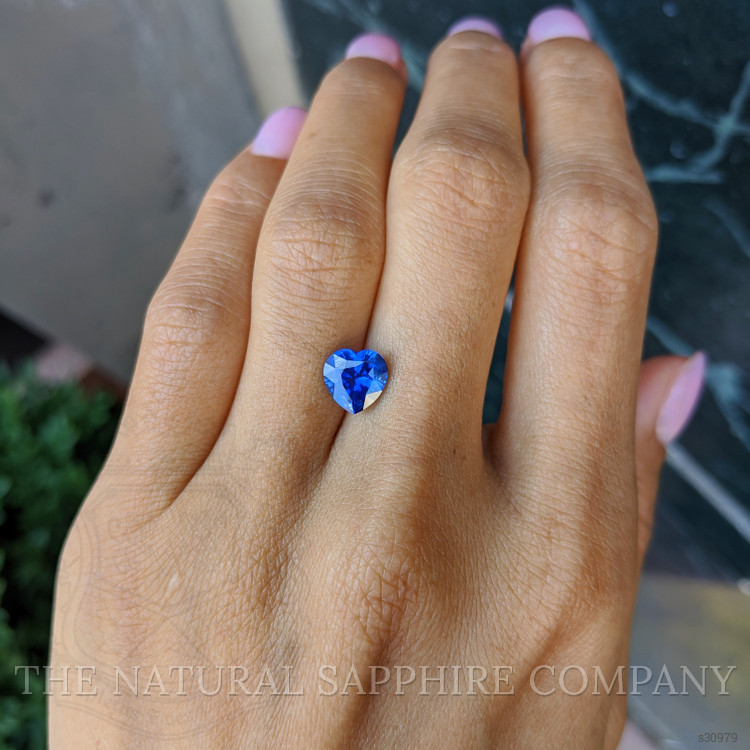 2.04 Ct. Blue Sapphire from Ceylon (Sri Lanka)