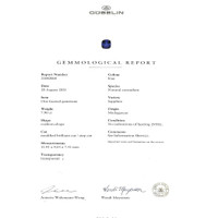 7.90 Ct. Blue Sapphire from Madagascar Scan Report
