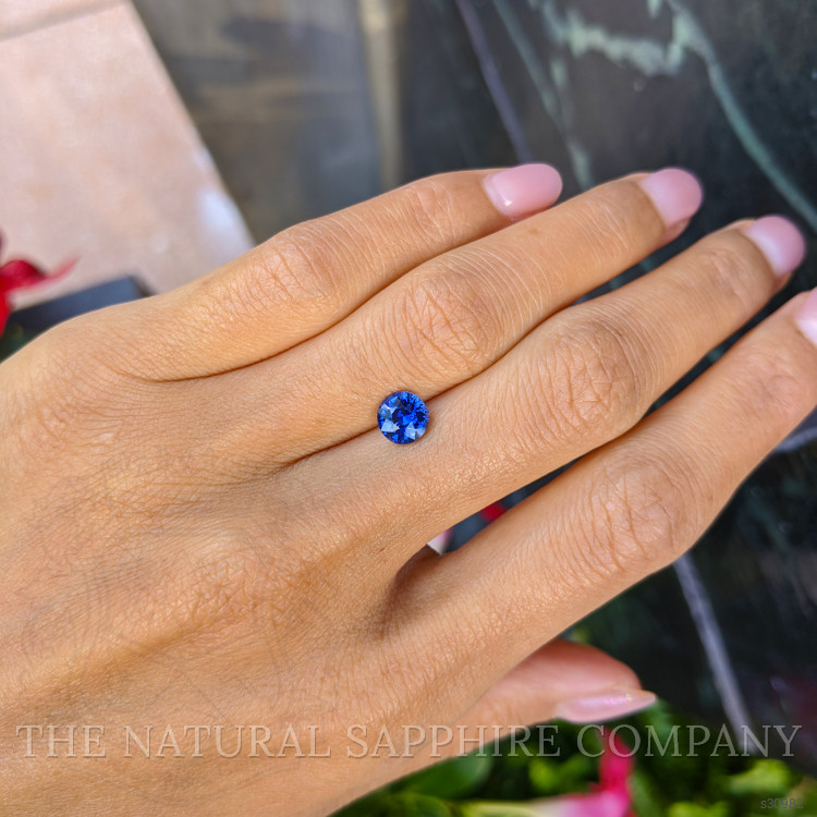 1.29 Ct. Blue Sapphire from Ceylon (Sri Lanka)