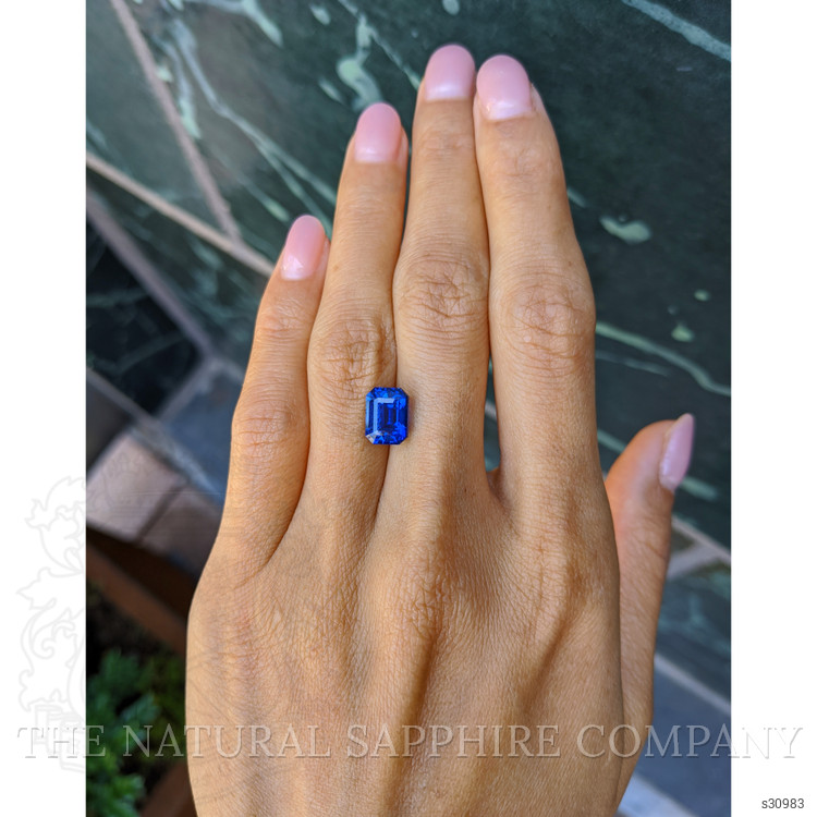 4.58 Ct. Blue Sapphire from Ceylon (Sri Lanka)