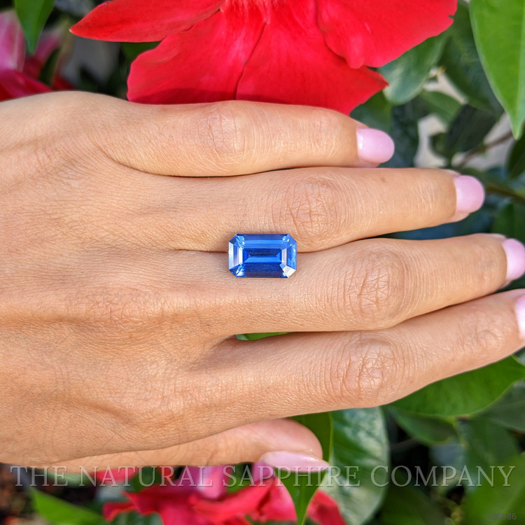 6.20 Ct. Blue Sapphire from Ceylon (Sri Lanka)