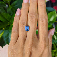 2.62 Ct. Blue Sapphire from Ceylon (Sri Lanka) Life Style