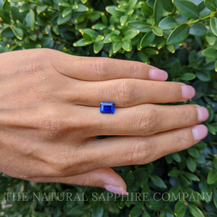 2.04 Ct. Blue Sapphire from Ceylon (Sri Lanka)