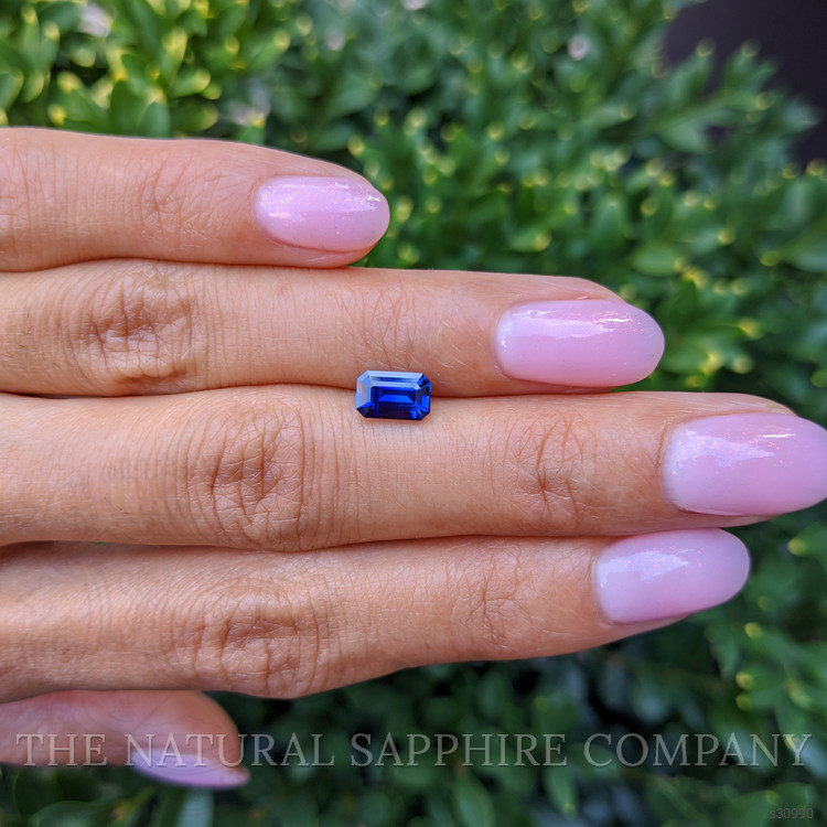 1.29 Ct. Blue Sapphire from Ceylon (Sri Lanka)