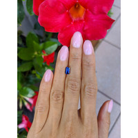 1.29 Ct. Blue Sapphire from Ceylon (Sri Lanka) Life Style