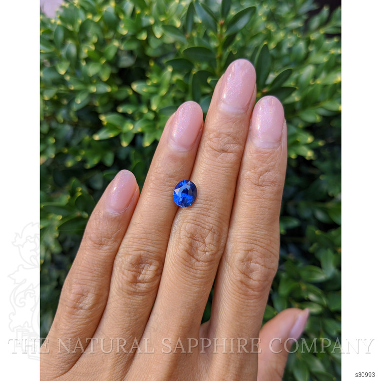 2.13 Ct. Blue Sapphire from Ceylon (Sri Lanka)