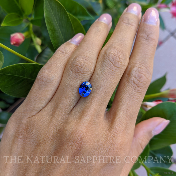 2.67 Ct. Blue Sapphire from Ceylon (Sri Lanka)