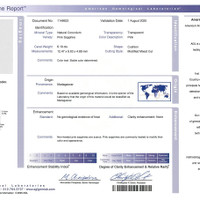 6.19 Ct. Pink Sapphire from Madagascar Scan Report