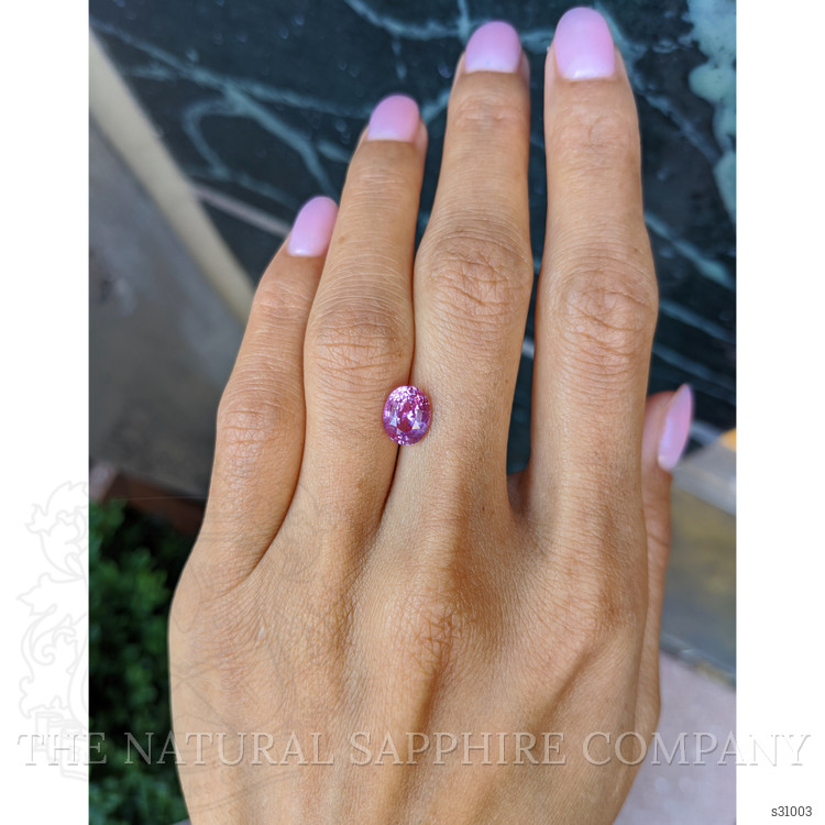 2.27 Ct. Purplish Pink Sapphire from Madagascar