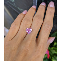 2.60 Ct. Pink Sapphire from Madagascar Life Style