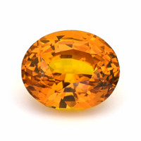 5.22 Ct. Orange Sapphire from Ceylon (Sri Lanka) Video