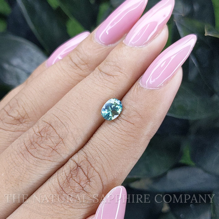1.09 Ct. Greenish Blue Sapphire from Madagascar