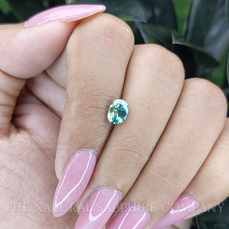 1.09 Ct. Greenish Blue Sapphire from Madagascar