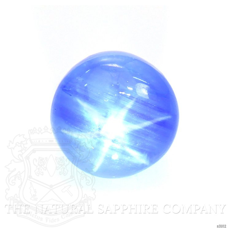 3.66 Ct. Blue Star Sapphire from Burma (Myanmar)