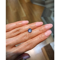 3.66 Ct. Blue Star Sapphire from Burma (Myanmar) Life Style