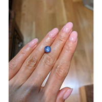 3.66 Ct. Blue Star Sapphire from Burma (Myanmar) Life Style