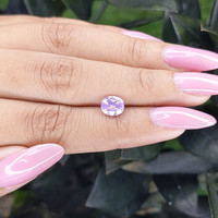 1.57 Ct. Purplish Pink Sapphire from Madagascar Life Style