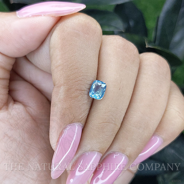 1.02 Ct. Greenish Blue Sapphire from Madagascar