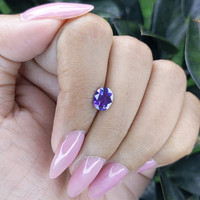 1.27 Ct. Purple Sapphire from Madagascar Life Style