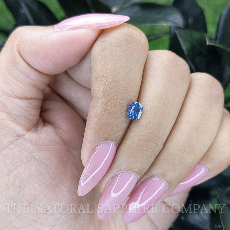 0.60 Ct. Greenish Blue Sapphire from Madagascar