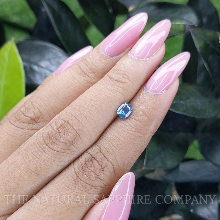 0.60 Ct. Greenish Blue Sapphire from Madagascar