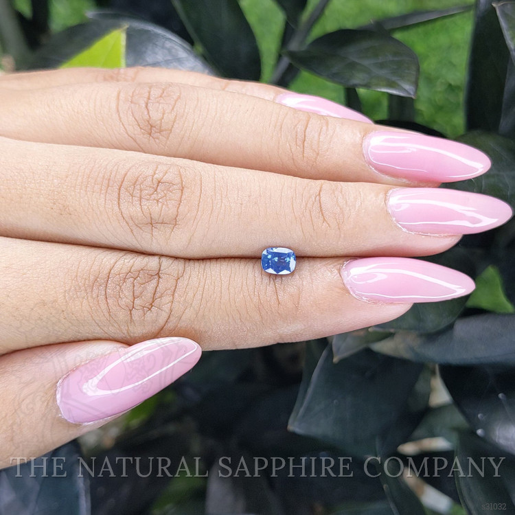 0.60 Ct. Greenish Blue Sapphire from Madagascar