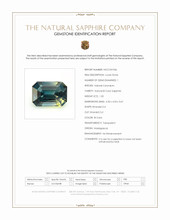1.05 Ct. Bi Color Sapphire from Madagascar Scan Report