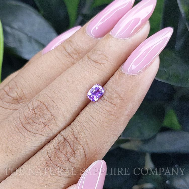 0.69 Ct. Pinkish Purple Sapphire from Madagascar