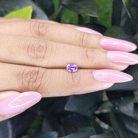 0.69 Ct. Pinkish Purple Sapphire from Madagascar Life Style