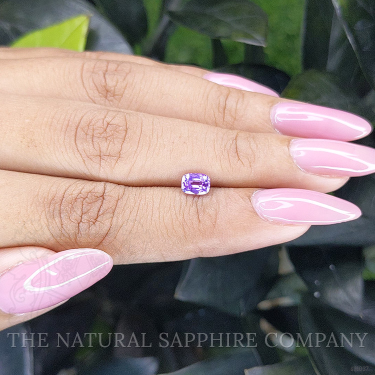 0.69 Ct. Pinkish Purple Sapphire from Madagascar