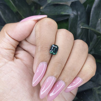 2.02 Ct. Bluish Green Sapphire from Madagascar Life Style