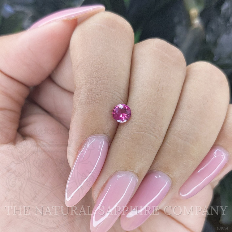 0.53 Ct. Purplish Pink Sapphire from Tanzania