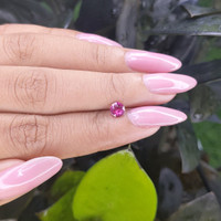 0.53 Ct. Purplish Pink Sapphire from Tanzania Life Style