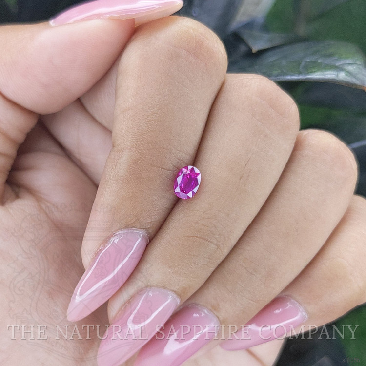 0.84 Ct. Purplish Pink Sapphire from Tanzania