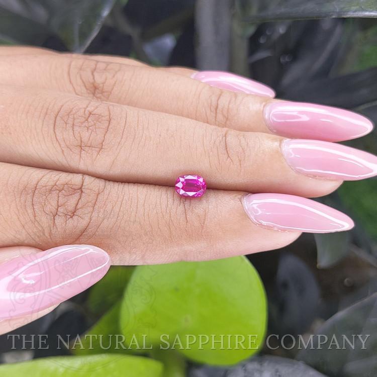0.84 Ct. Purplish Pink Sapphire from Tanzania
