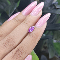 0.87 Ct. Purple Sapphire from Tanzania Life Style