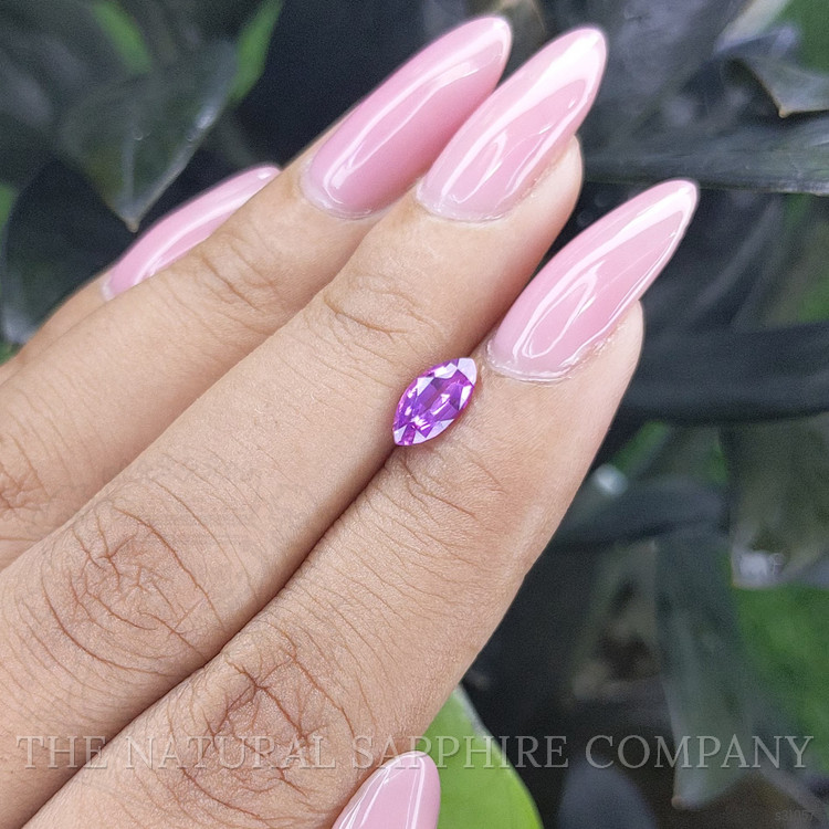 0.87 Ct. Purple Sapphire from Tanzania