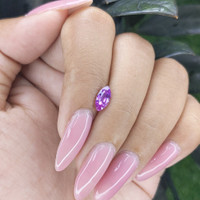 0.87 Ct. Purple Sapphire from Tanzania Life Style