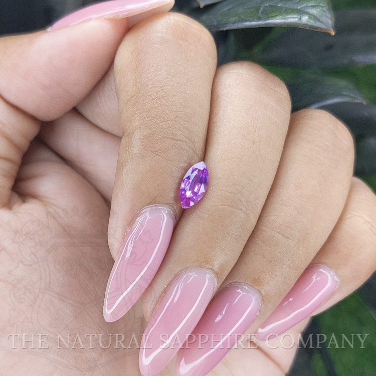 0.87 Ct. Purple Sapphire from Tanzania