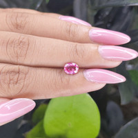 0.95 Ct. Pink Sapphire from Tanzania Life Style