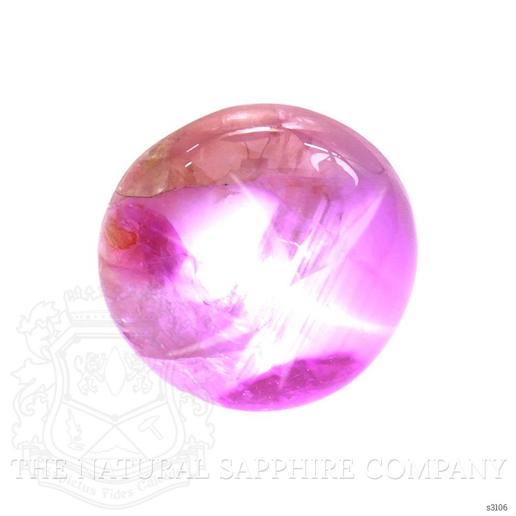 4.40 Ct. Pink Star Sapphire from Burma (Myanmar)