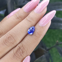 2.03 Ct. Blue Sapphire from Madagascar Life Style