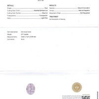 3.71 Ct. Pink Sapphire from Ceylon (Sri Lanka) Scan Report