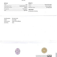 3.71 Ct. Pink Sapphire from Ceylon (Sri Lanka) Scan Report