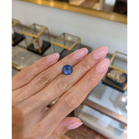 4.80 Ct. Blue Star Sapphire from Burma (Myanmar) Life Style