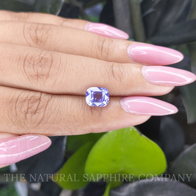3.01 Ct. Bluish Purple Sapphire from Ceylon (Sri Lanka)
