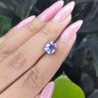 3.01 Ct. Bluish Purple Sapphire from Ceylon (Sri Lanka) Life Style