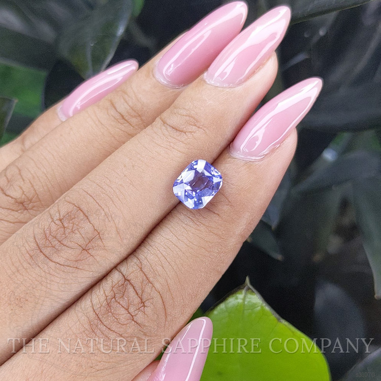 3.01 Ct. Bluish Purple Sapphire from Ceylon (Sri Lanka)